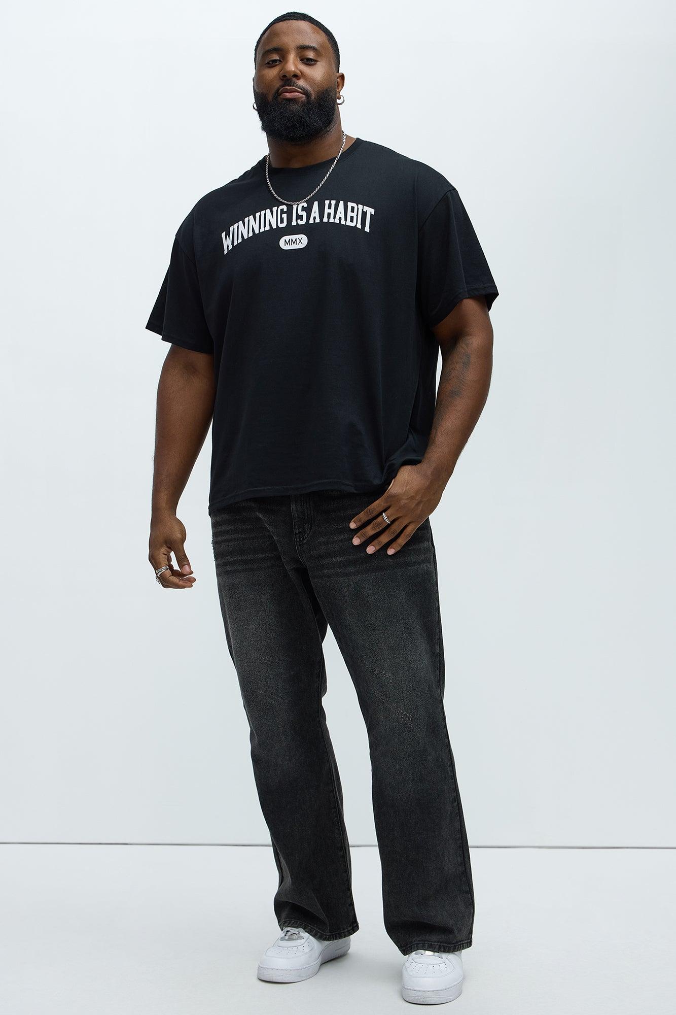 Winning Is A Habit Short Sleeve Tee - Black Product Image