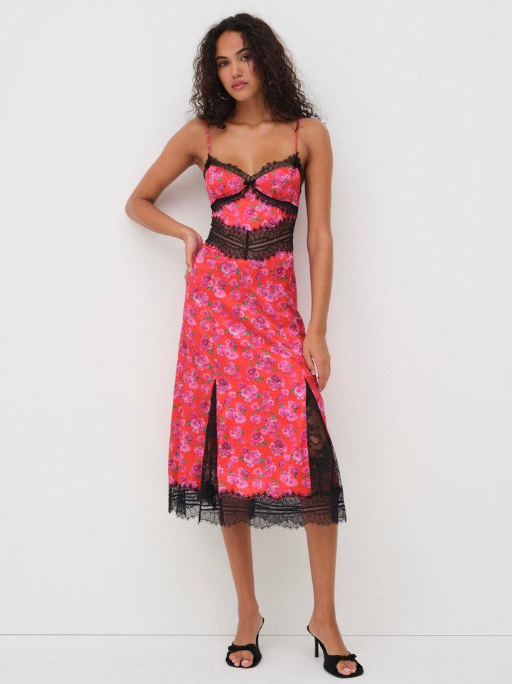 Bellamy Slip Dress — Red Product Image