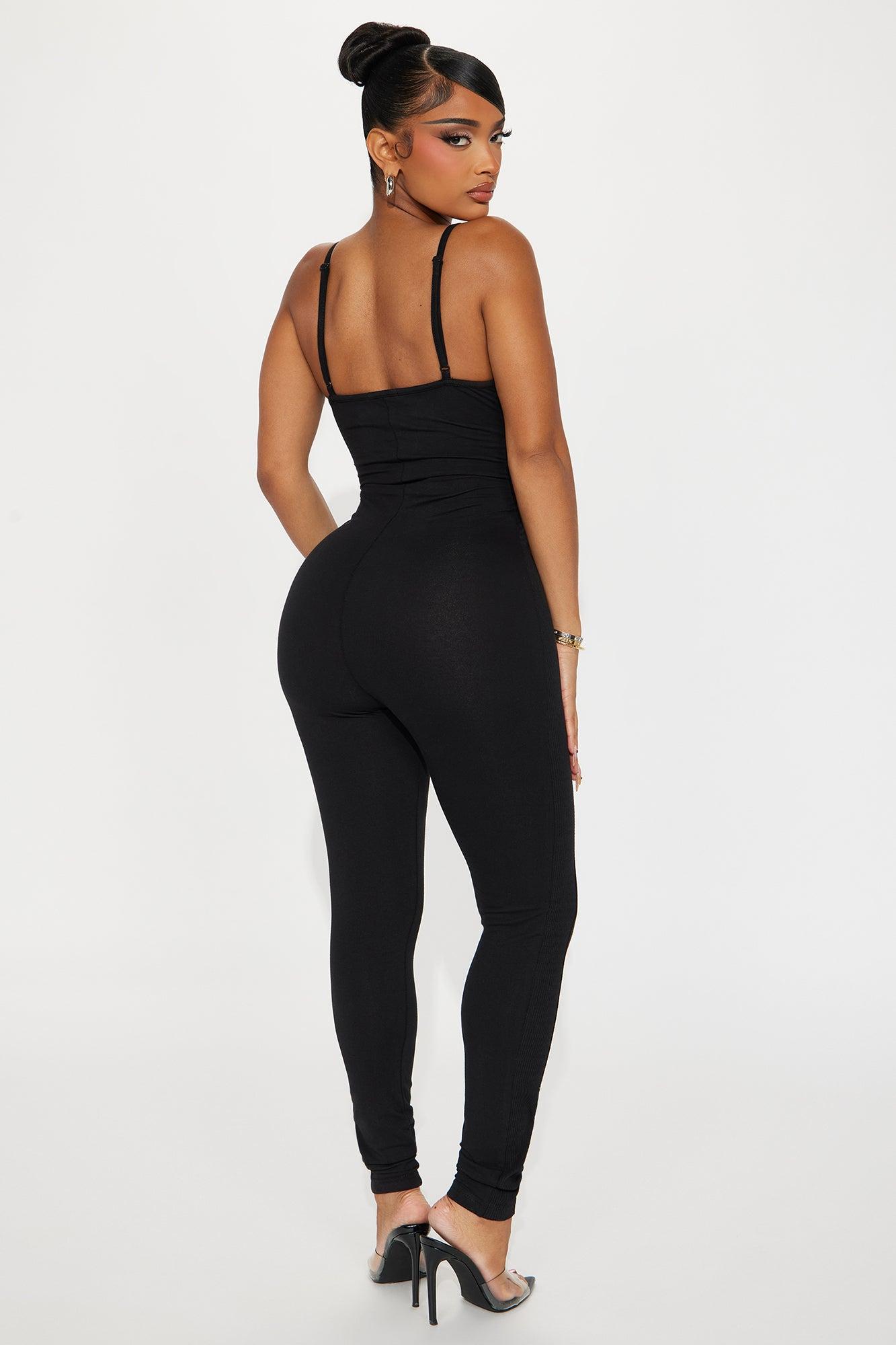What's Going On Jumpsuit - Black Product Image