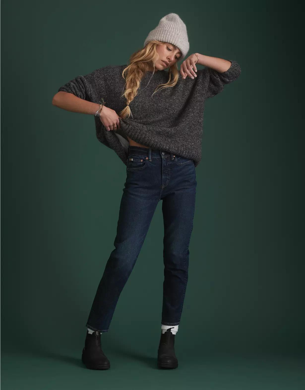 AE77 Premium Mom Jean Product Image