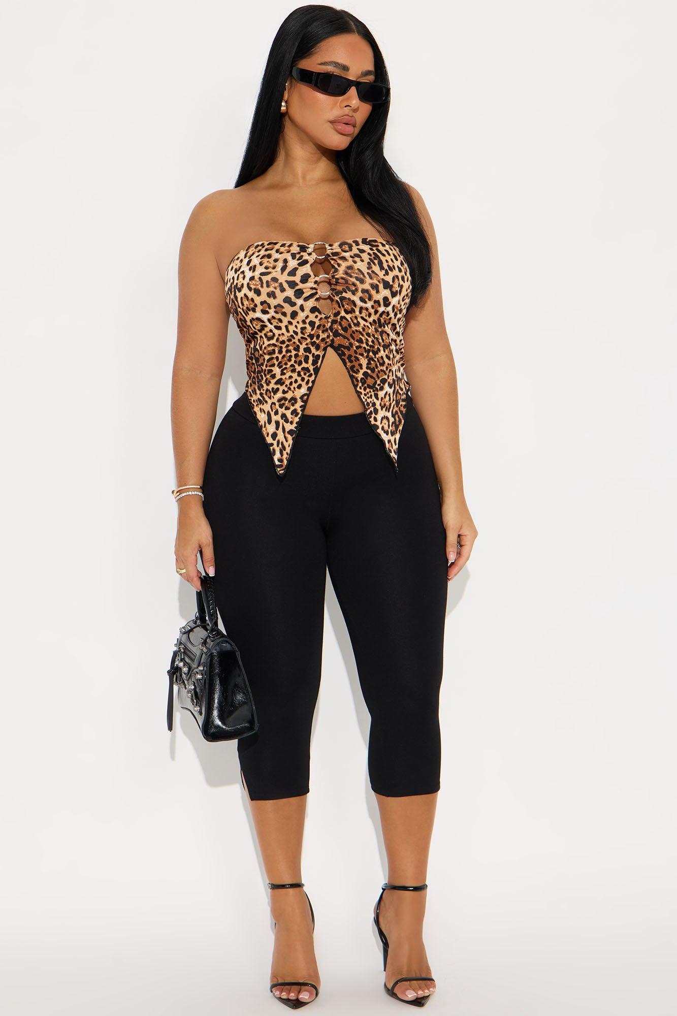 Lorena Leopard Tube Top - Leopard Female Product Image