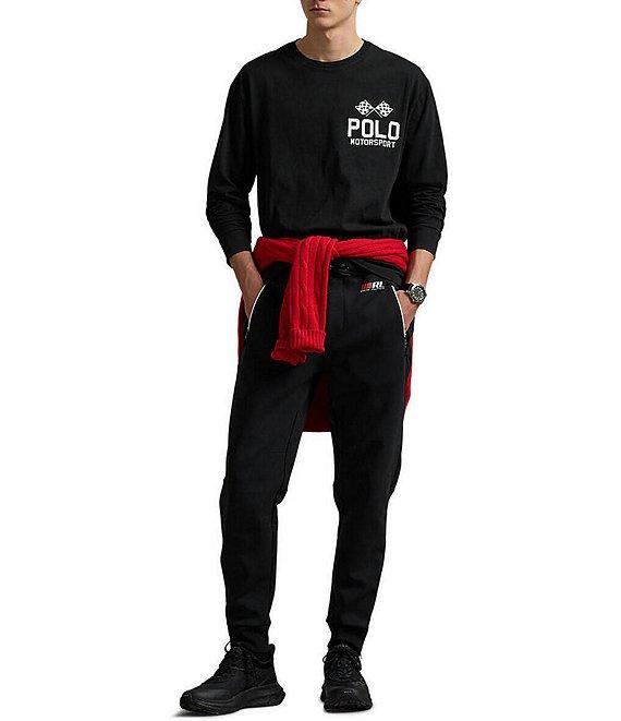 Polo Ralph Lauren Classic Fit Slub Jersey Motorsport Graphic Long Sleeve T-Shirt Product Image