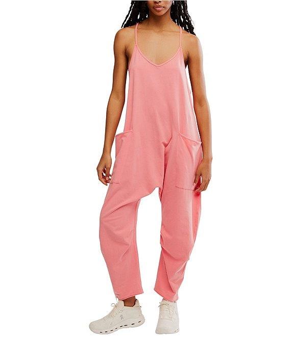 Free People FP Movement Sleeveless Scoop Neck Ankle Length Patch Pocket Hot Shot Onesie Product Image