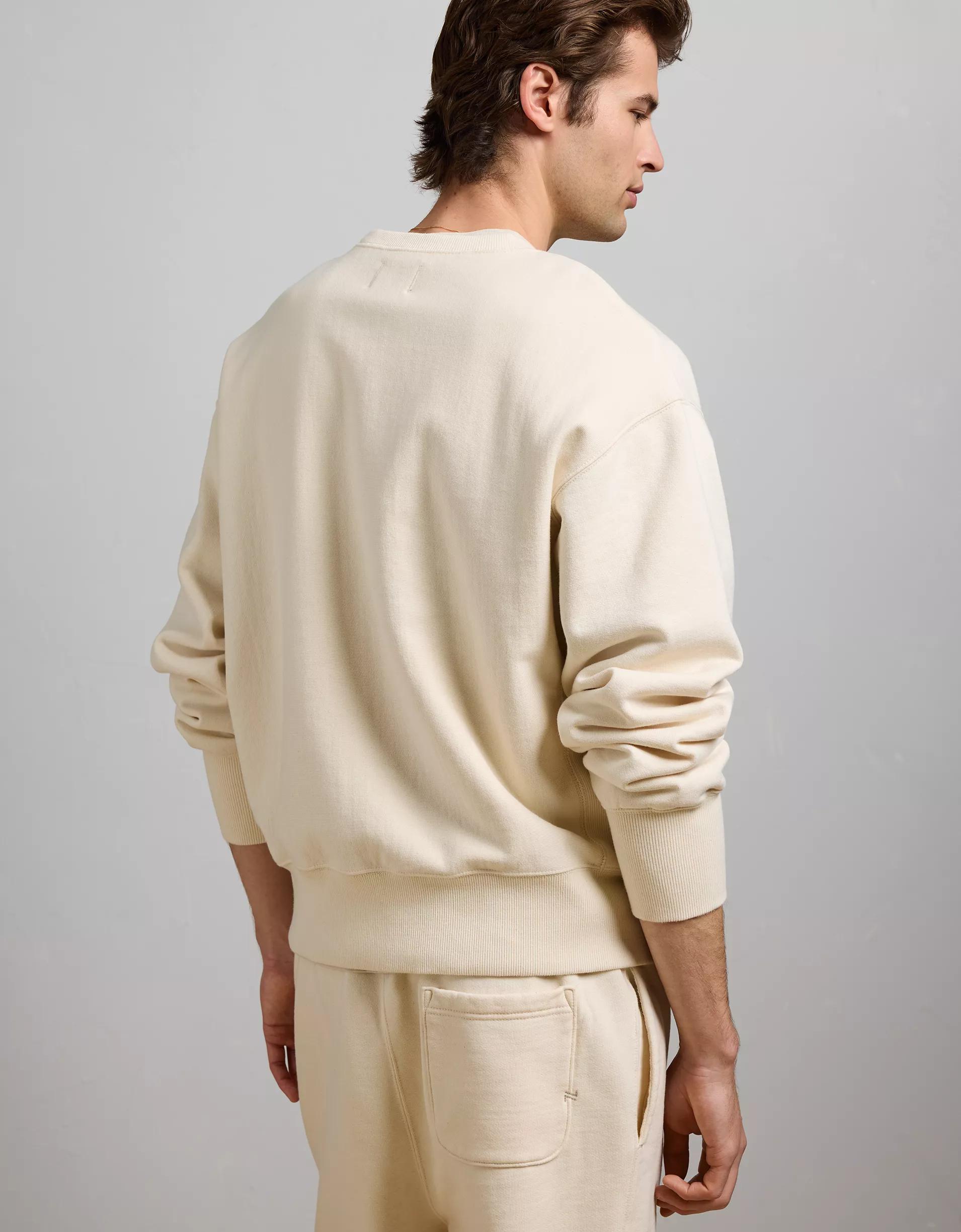 AE77 Premium Fleece Crew Neck Sweatshirt Product Image