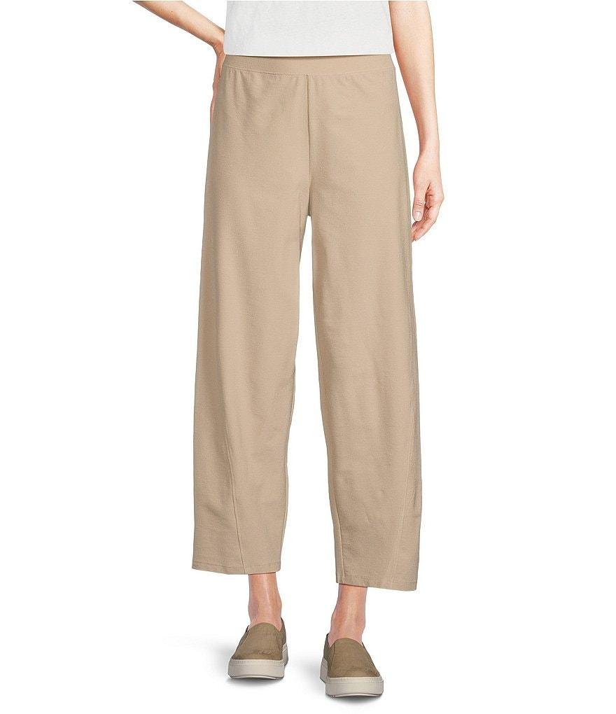 Eileen Fisher Washable Stretch Crepe Lantern Ankle Pants Product Image