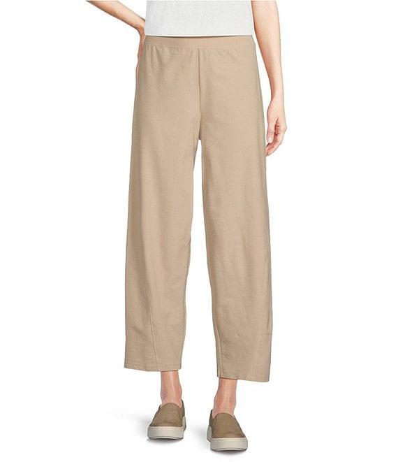 Eileen Fisher Washable Stretch Crepe Lantern Ankle Pants Product Image