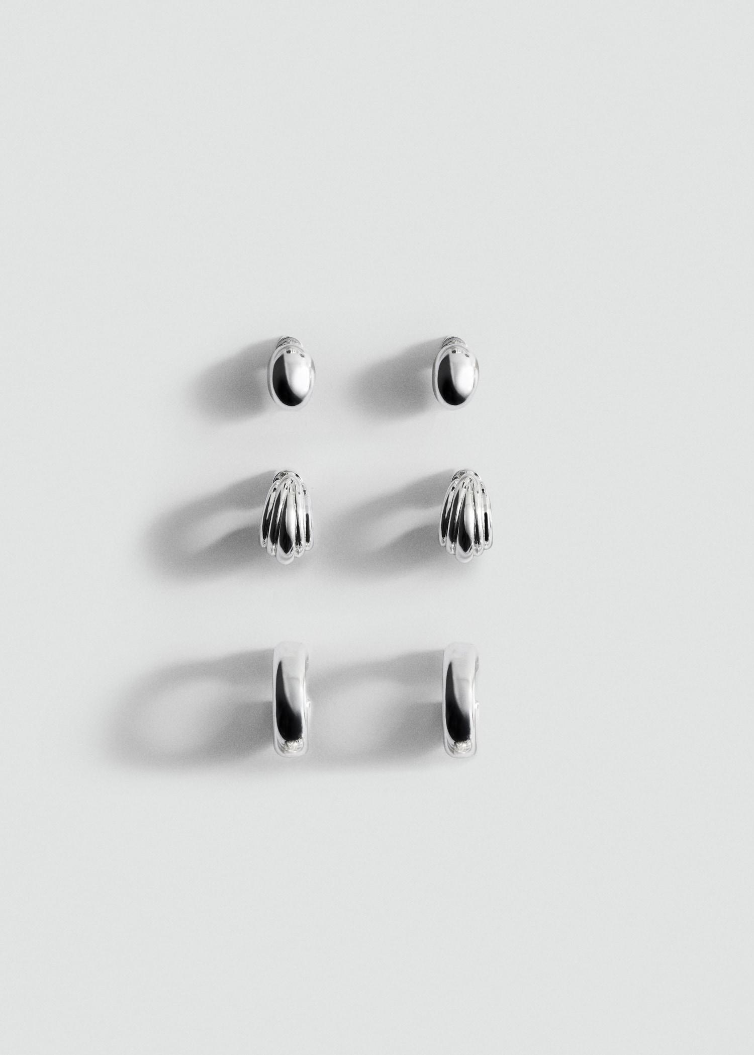 Combined earring set - Women | MANGO USA Product Image