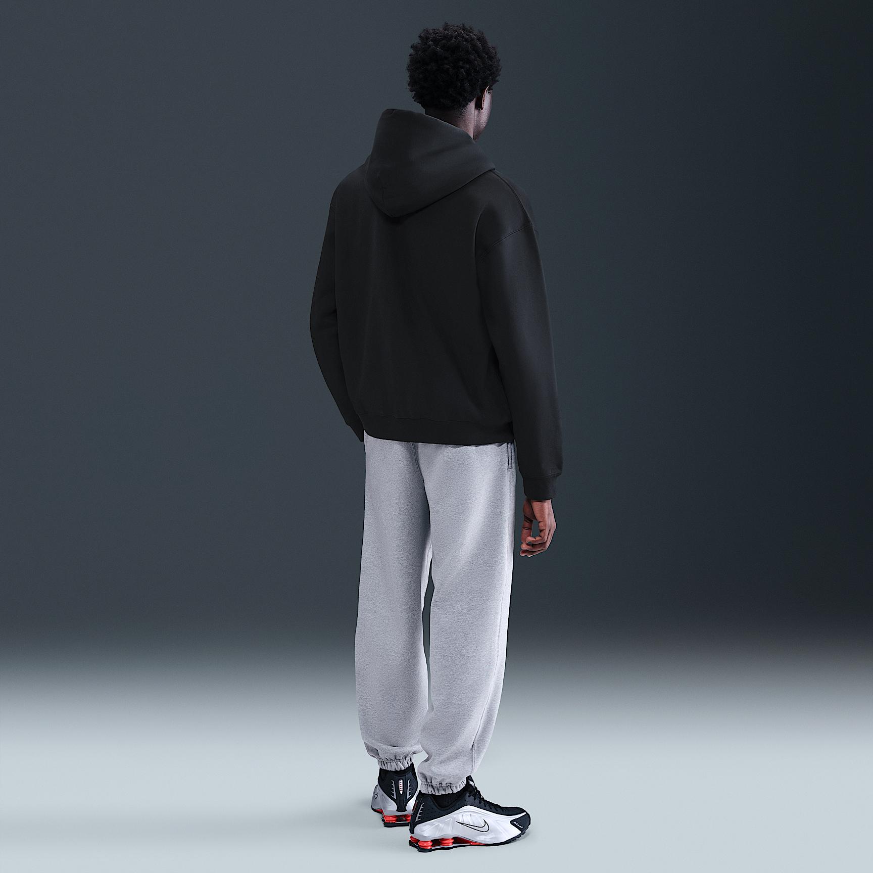 Nike Mens Solo Swoosh Full-Zip Fleece Hoodie | HV1084-010 Product Image