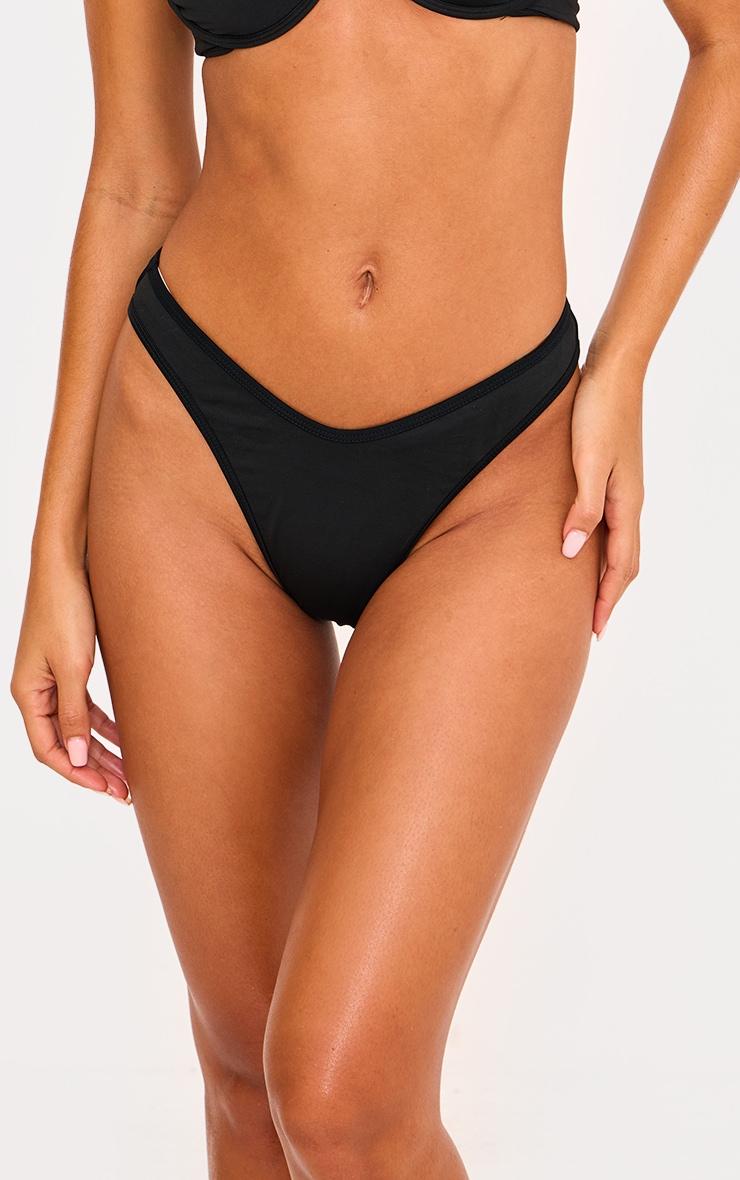 Black Brazilian Bikini Bottoms Product Image