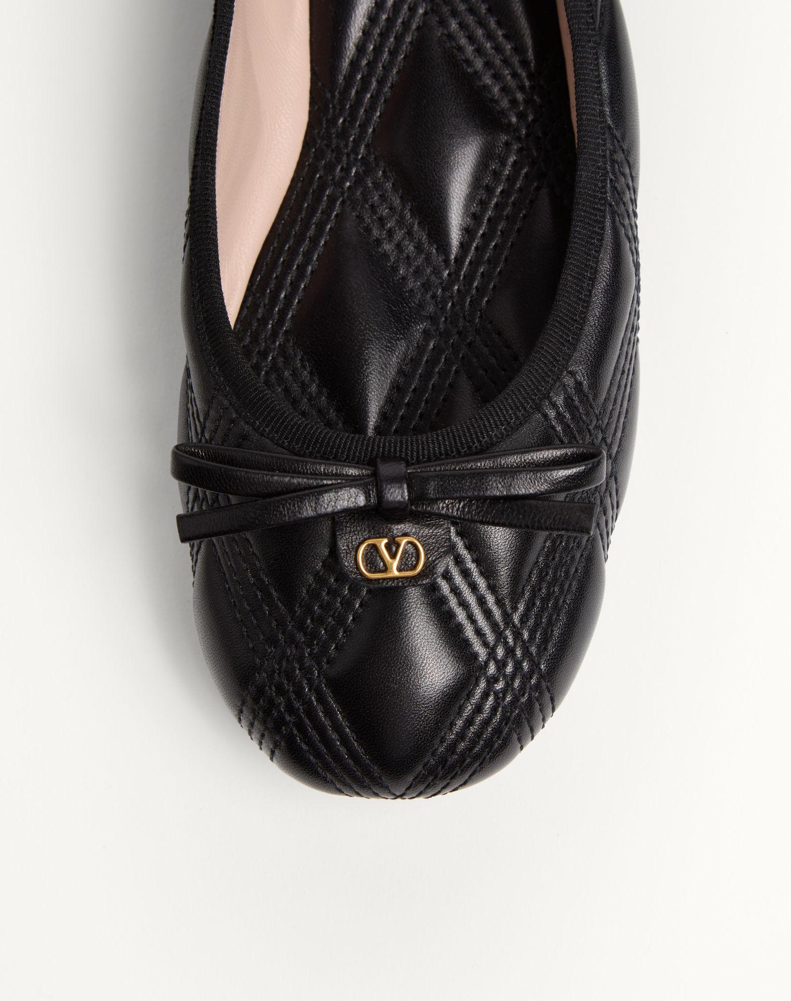 Quiltie ballerina 67 in quilted nappa leather Product Image