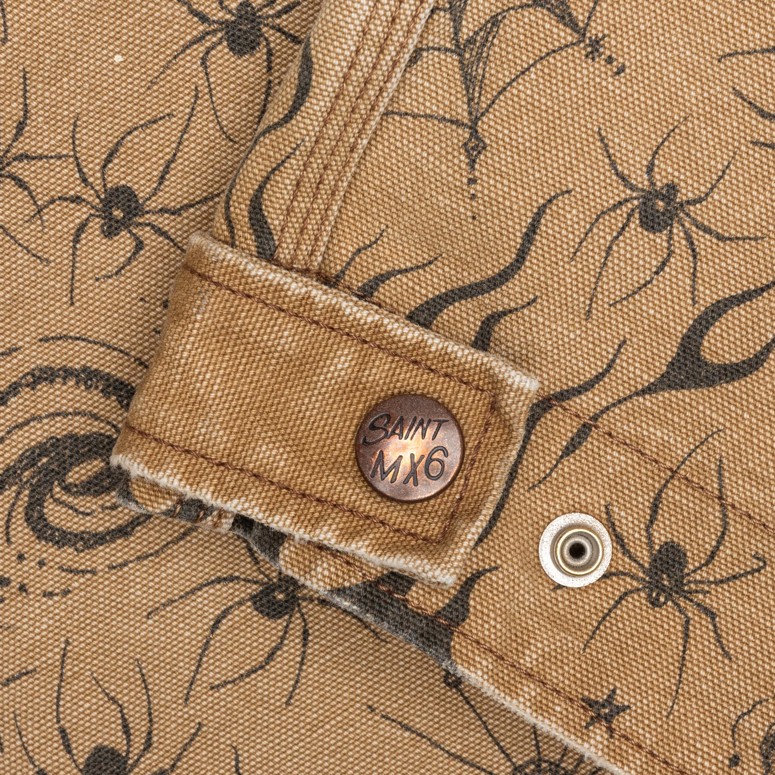 Saint Michael X Dr.Woo Mx6 Detroit Jacket - Beige Male Product Image