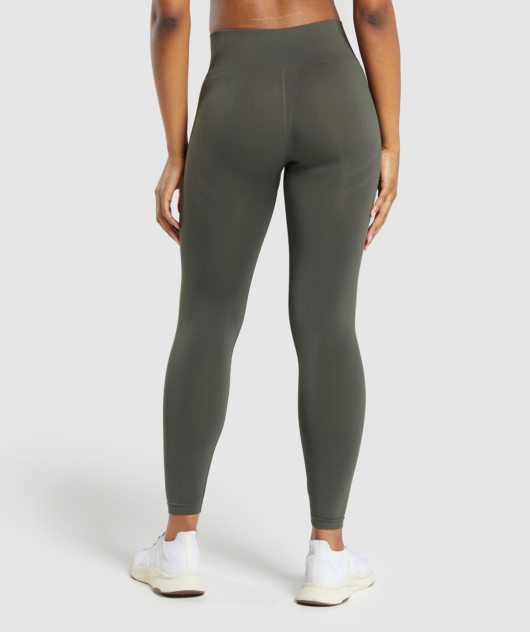 Gymshark Everyday Seamless Leggings - Strength Green Female Product Image