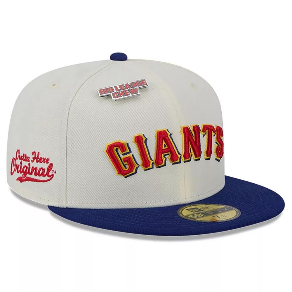 Men's New Era White San Francisco Giants Big League Chew Original 59FIFTY Fitted Hat,  Product Image