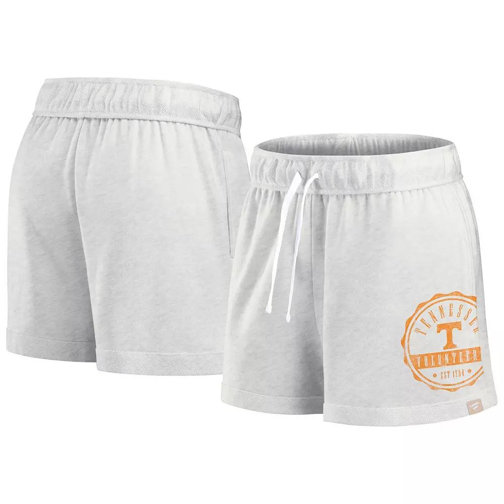 Women's Fanatics Branded Oatmeal Tennessee Volunteers Win Badge Shorts, Size: Medium, Team Product Image