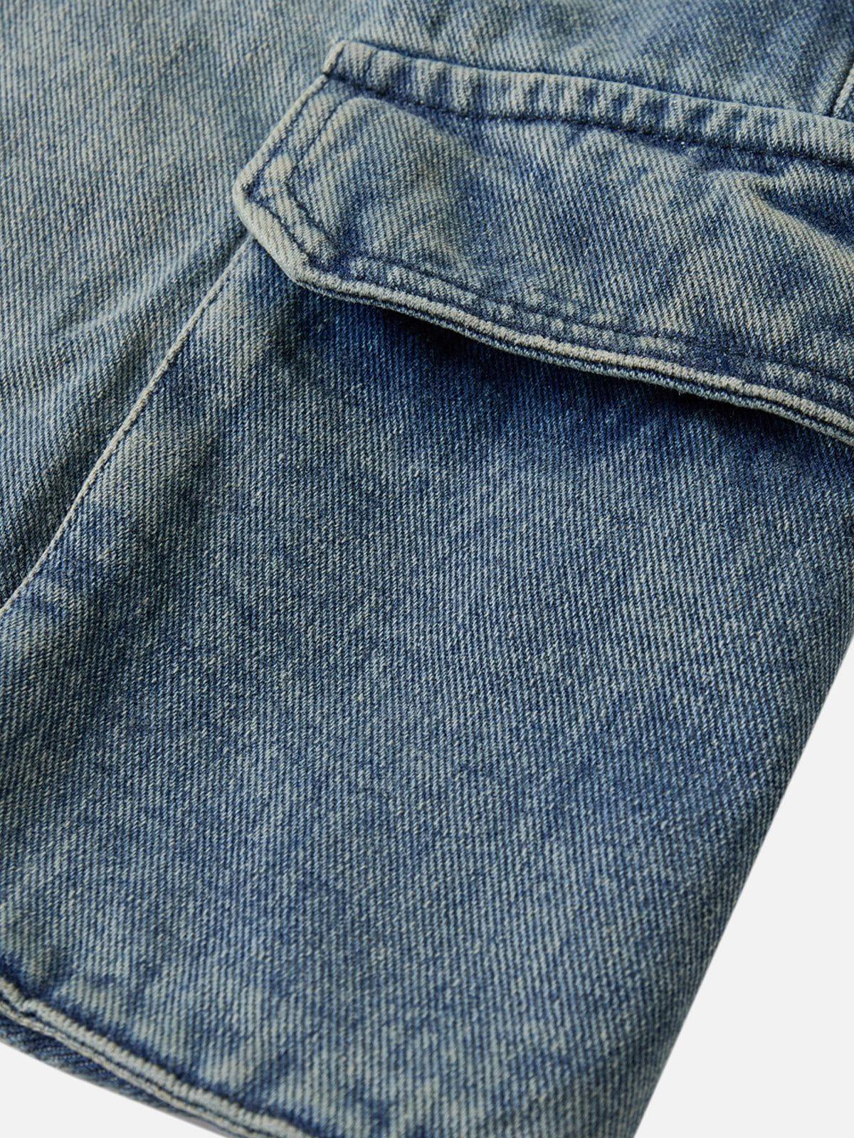 Aelfric Eden Multi Pocket Fringe Jorts Product Image