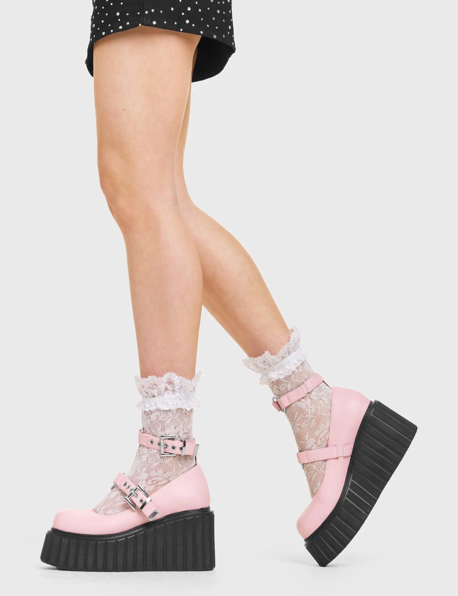 Persuasive Chunky Platform Creeper Shoes Product Image