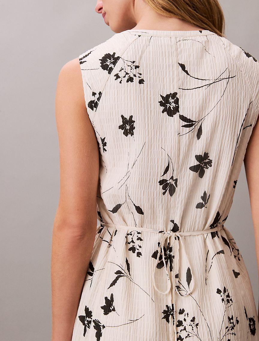 Floral Print Smocked Dress Product Image