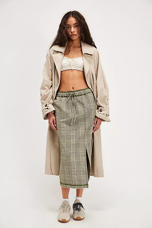 Penelope Gingham Midi Skirt Product Image
