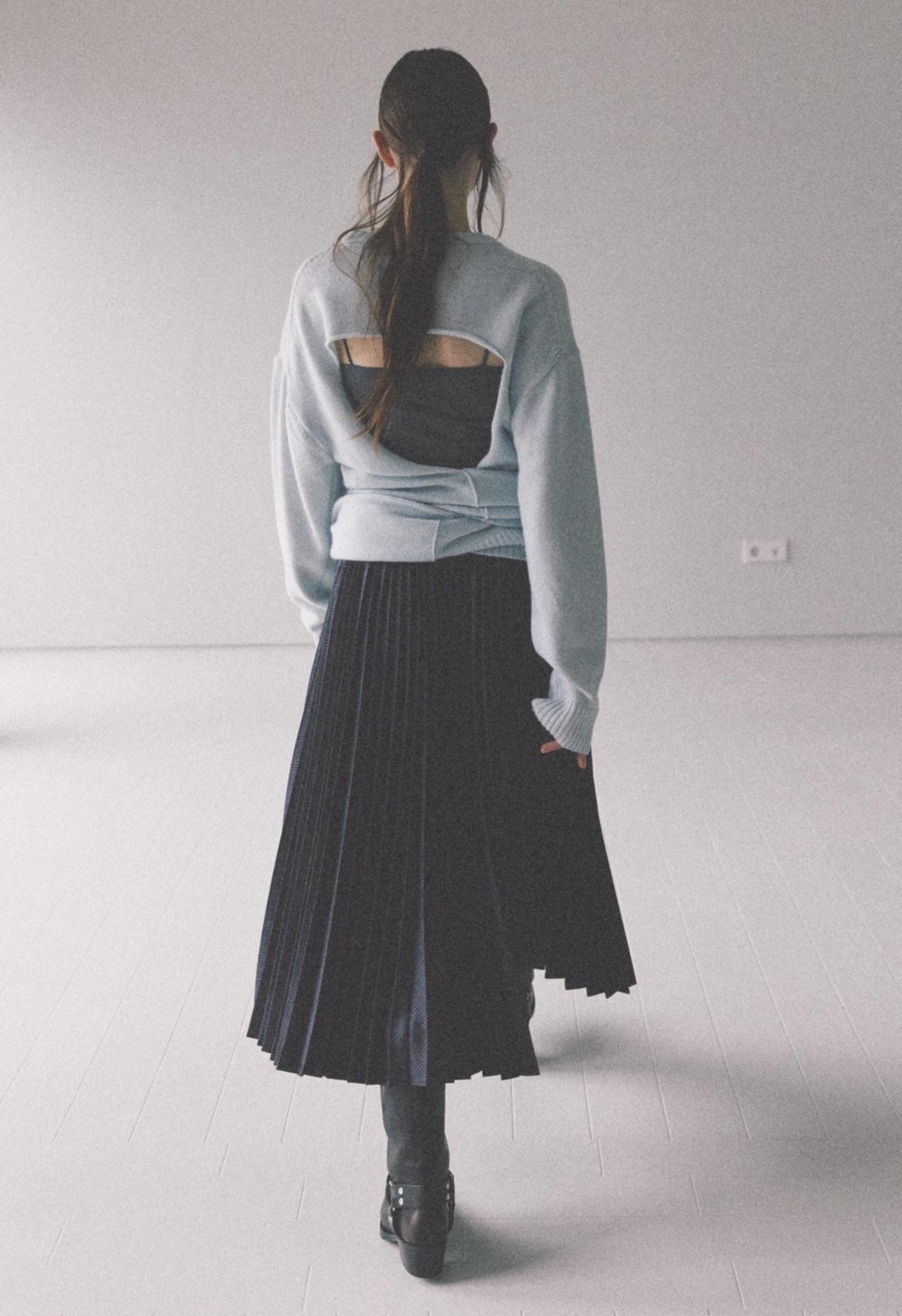 Sky Tie Back Sweater Product Image