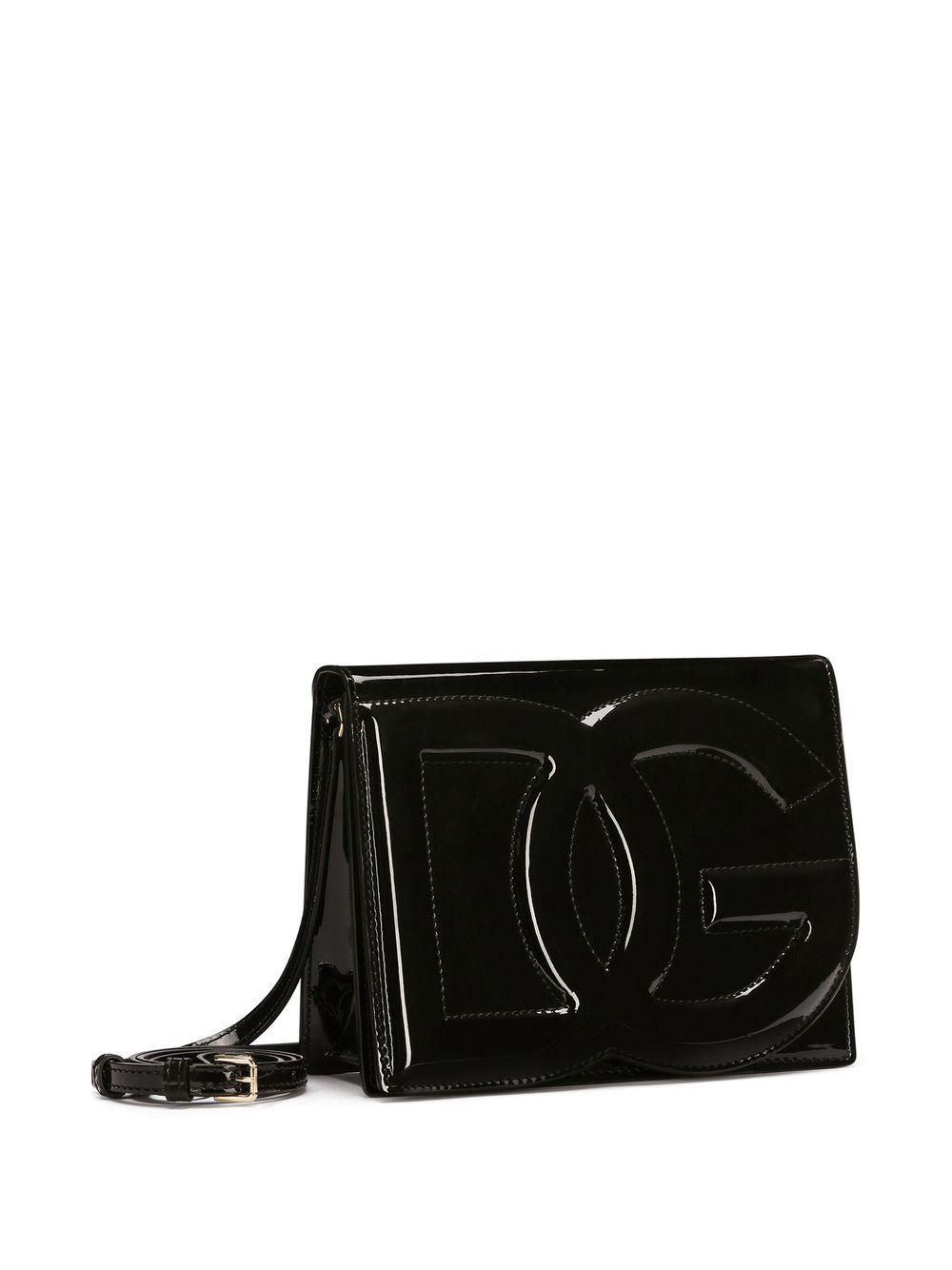 DG Logo leather crossbody bag Product Image