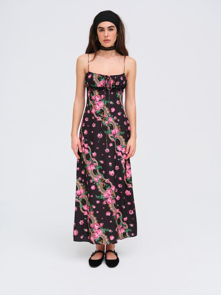 Justice Maxi Dress — Black Product Image