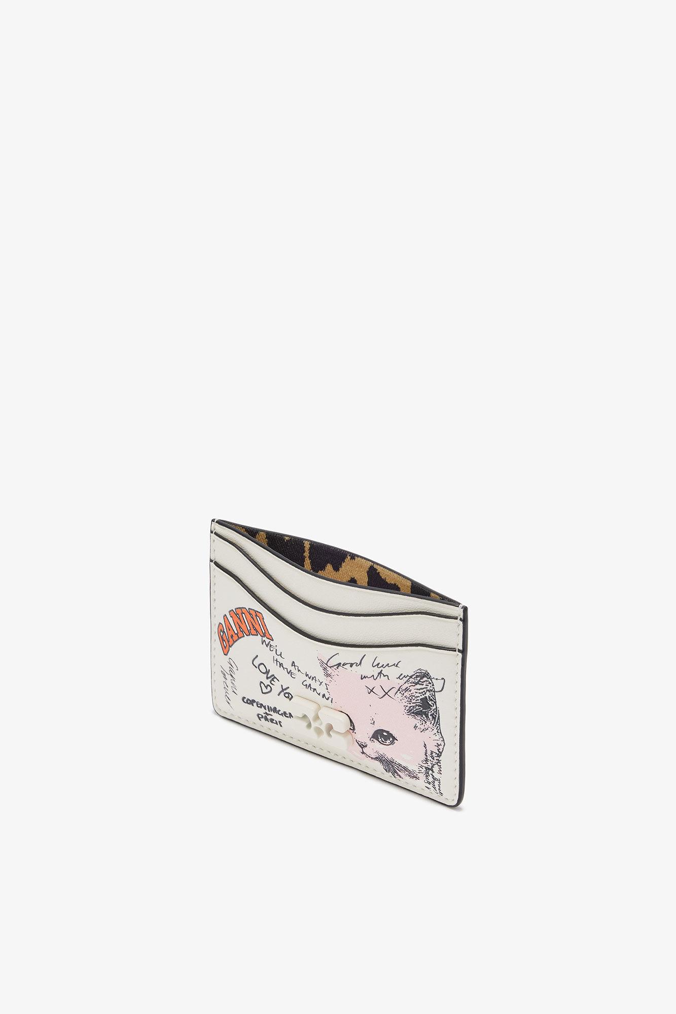 GANNI Card Holder with Cat Product Image