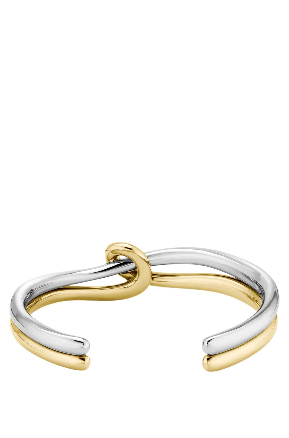 Bangle with silver and gold effects Product Image