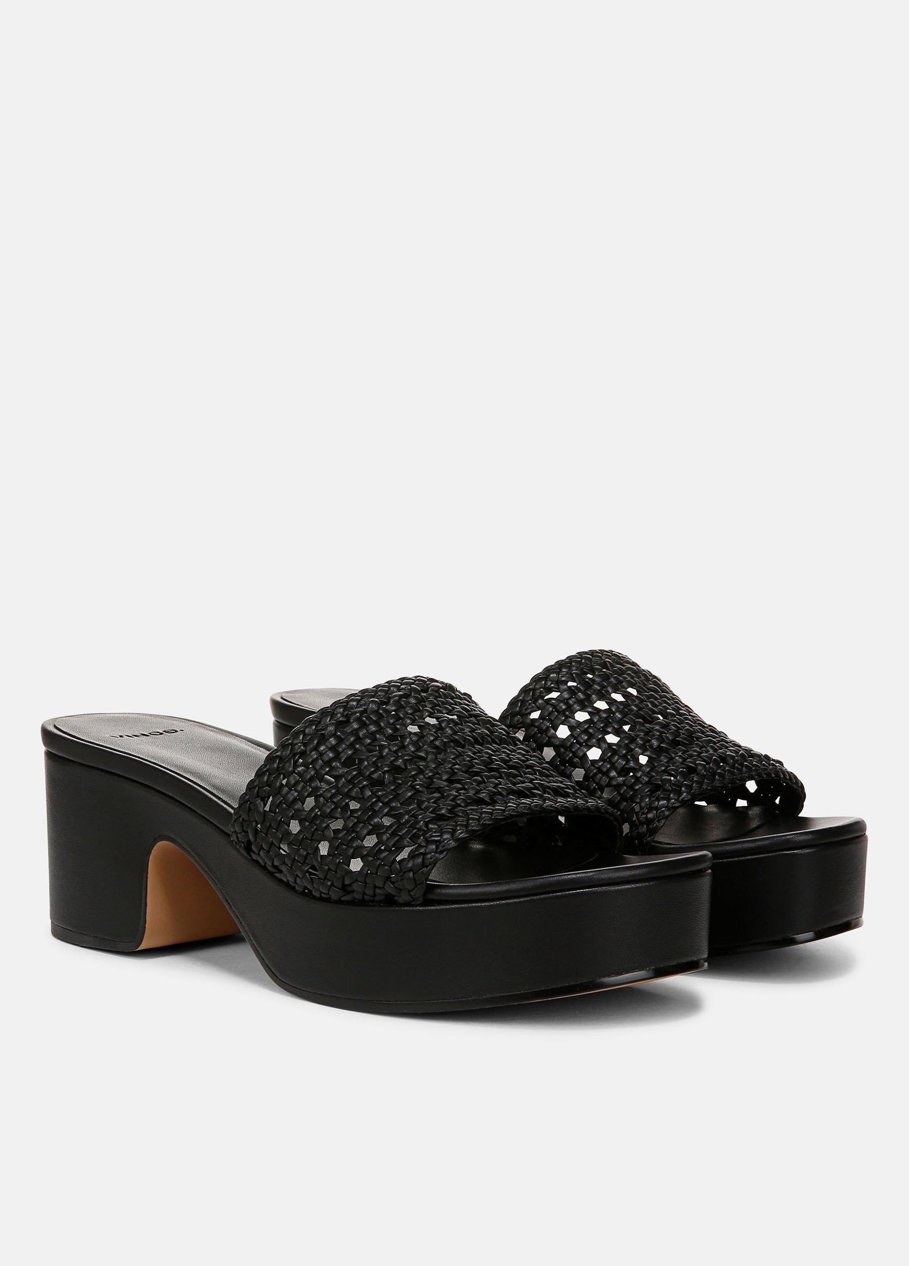 Margo Woven Leather Platform Sandal Product Image