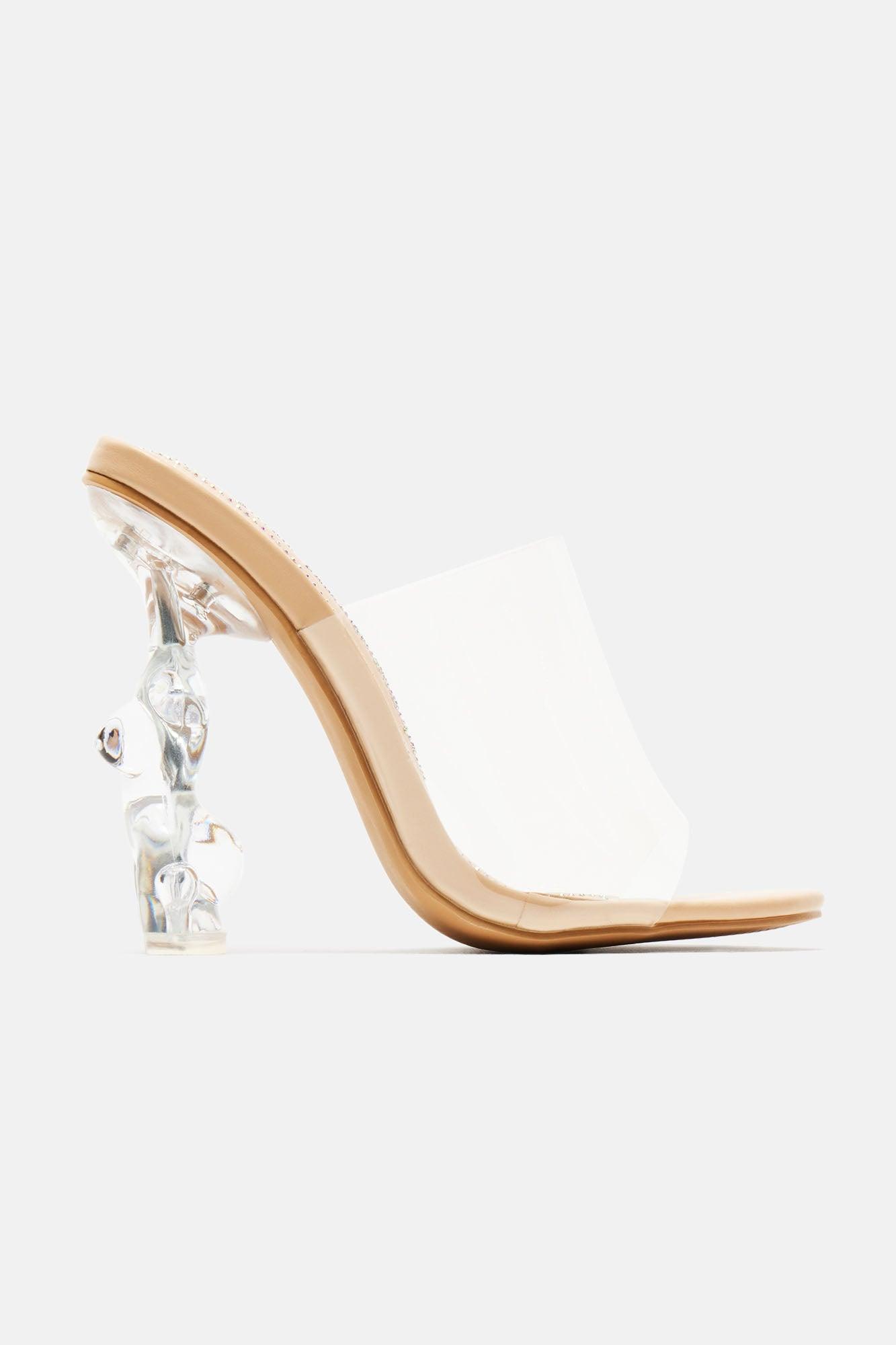 Hottest Vibe Heels - Clear Product Image