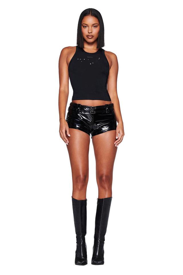 CAPRICORN ZODIAC TANK - BLACK Product Image