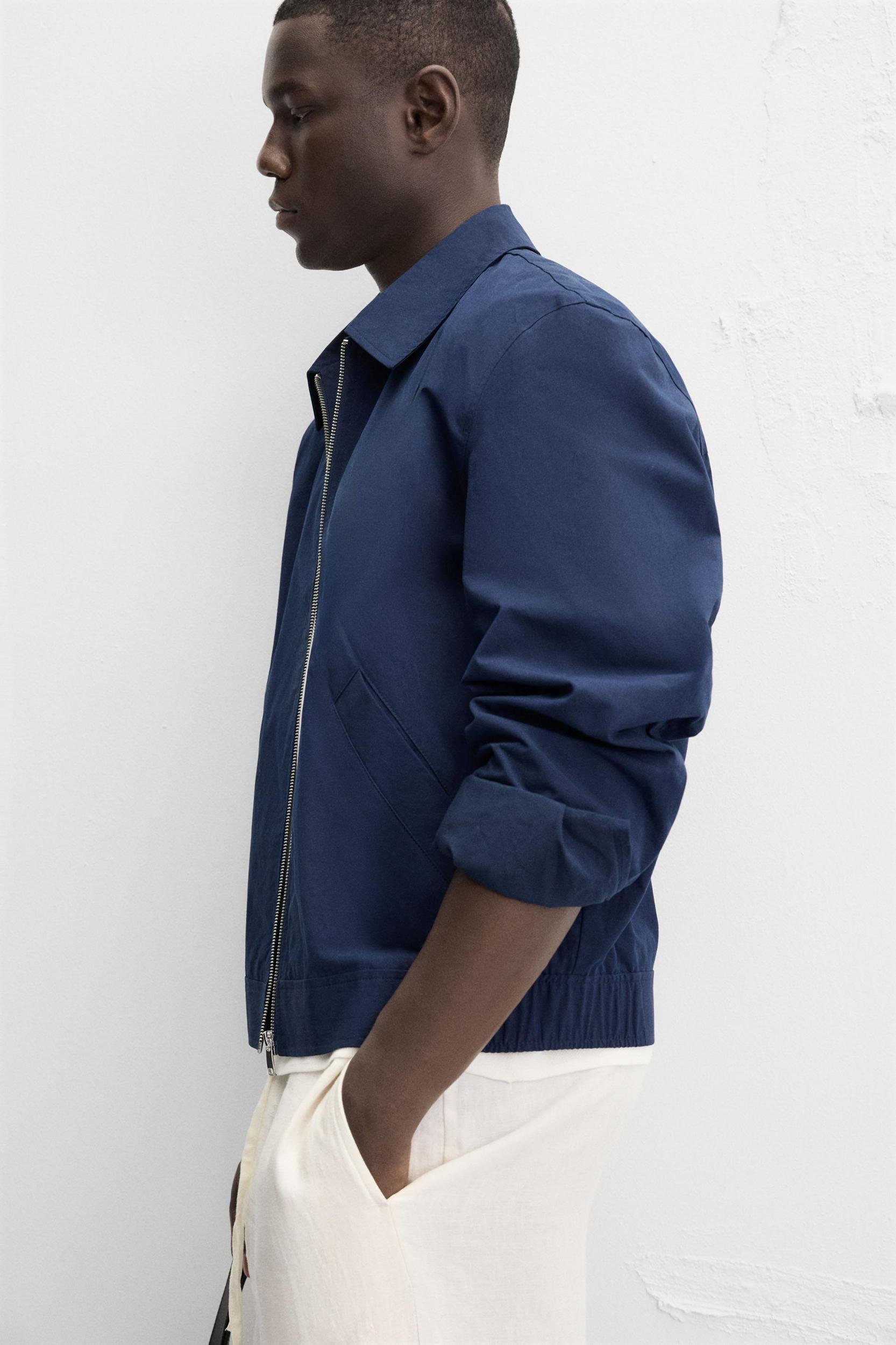 REGULAR FIT BOMBER JACKET Product Image