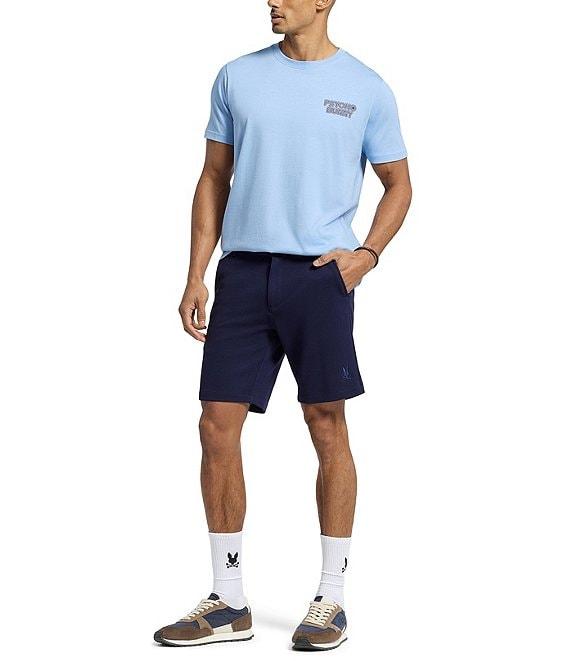 Psycho Bunny Shiro Knit Honeycomb 8#double; Inseam Shorts Product Image