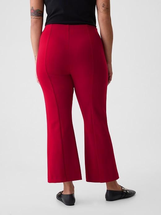 High Rise Ponte Crop Kick Pants Product Image