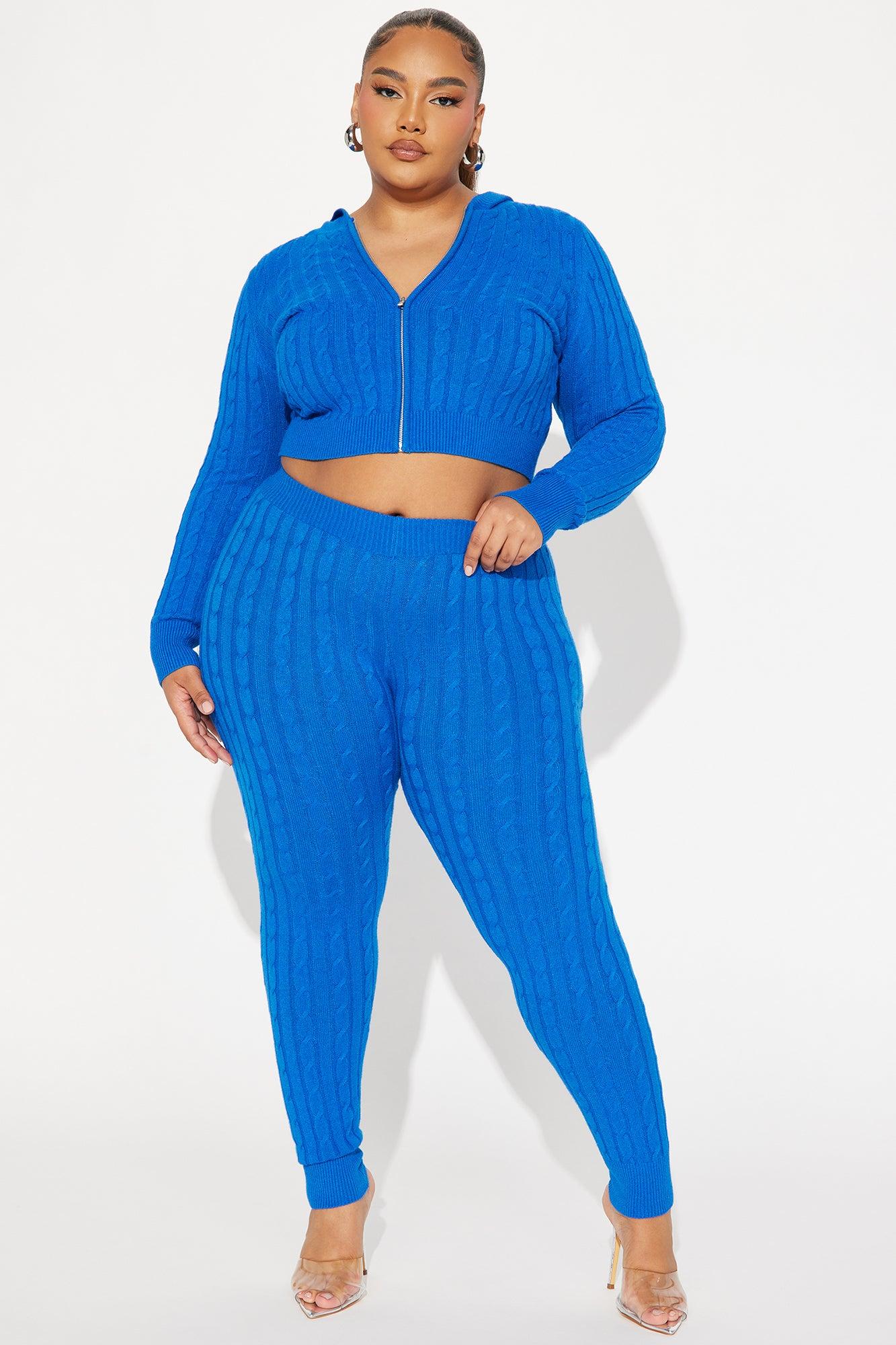 Rylee Sweater Legging Set - Royal Product Image