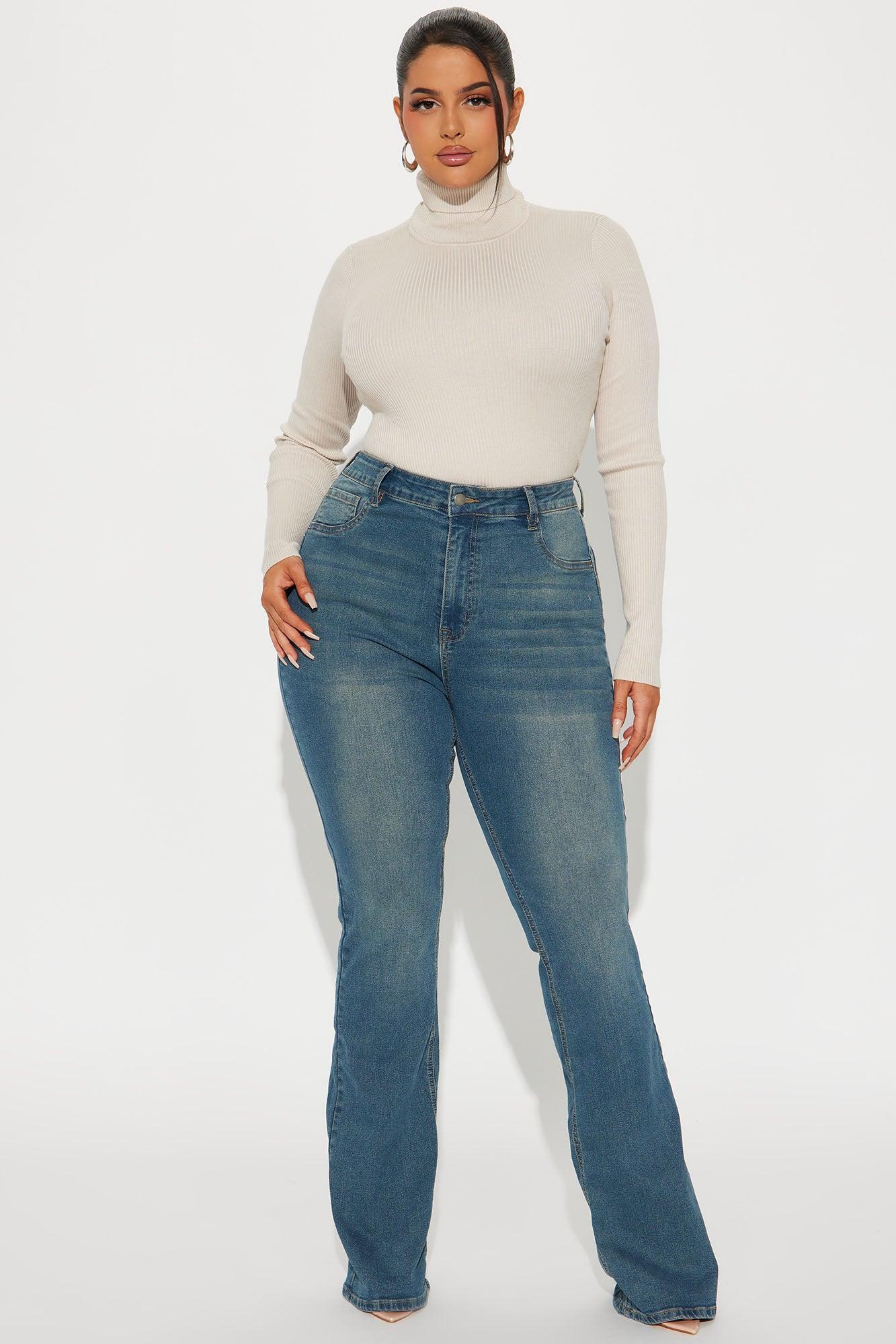 Tall Tucson Booty Lifting Stretch Bootcut Jeans - Dark Wash Product Image