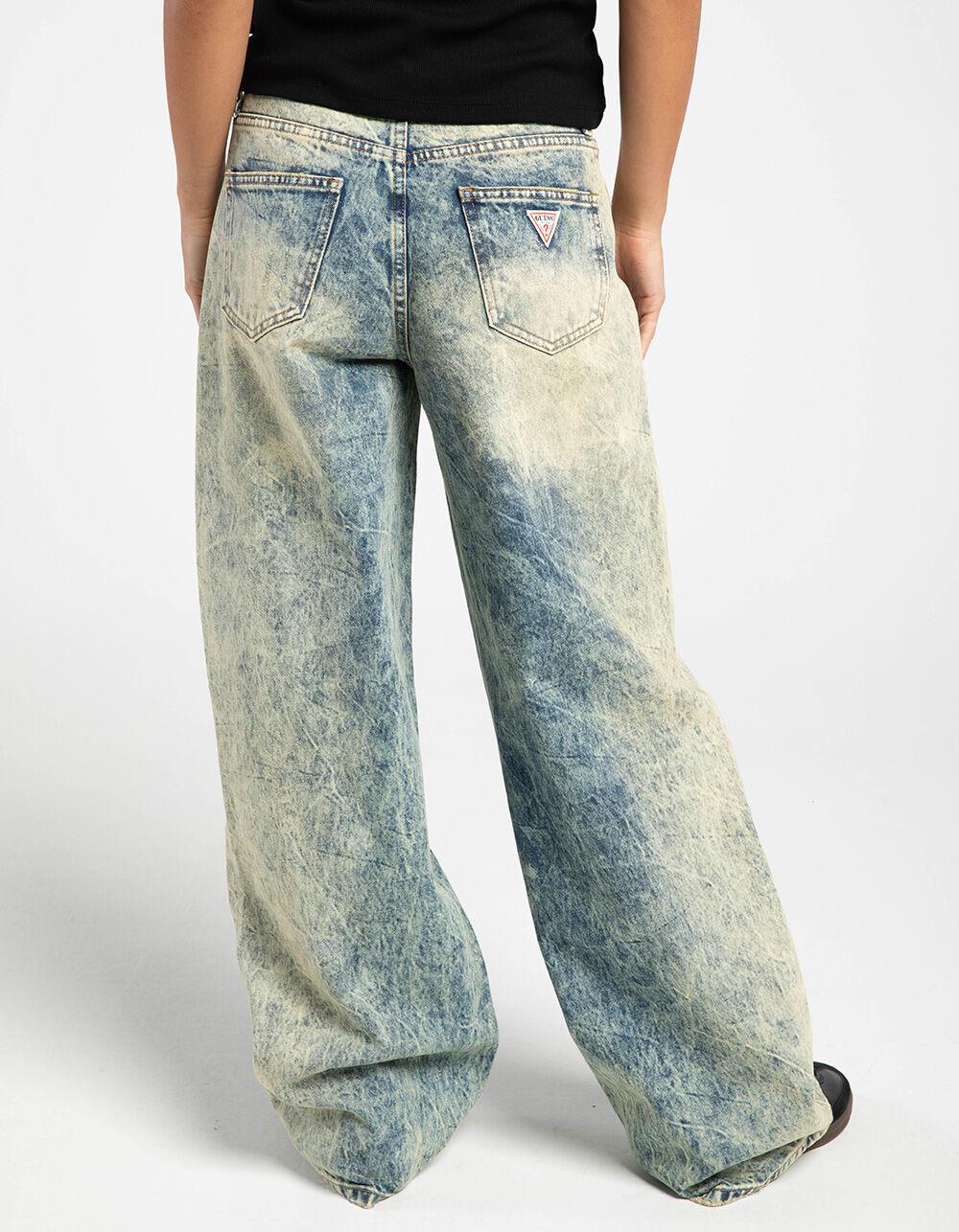 GUESS ORIGINALS Wide Leg Womens Jeans - MEDIUM VINTAGE Product Image