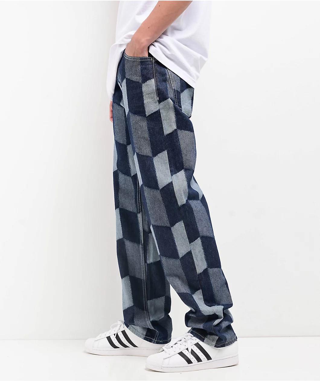 HUF Patchwork Denim Pants Product Image