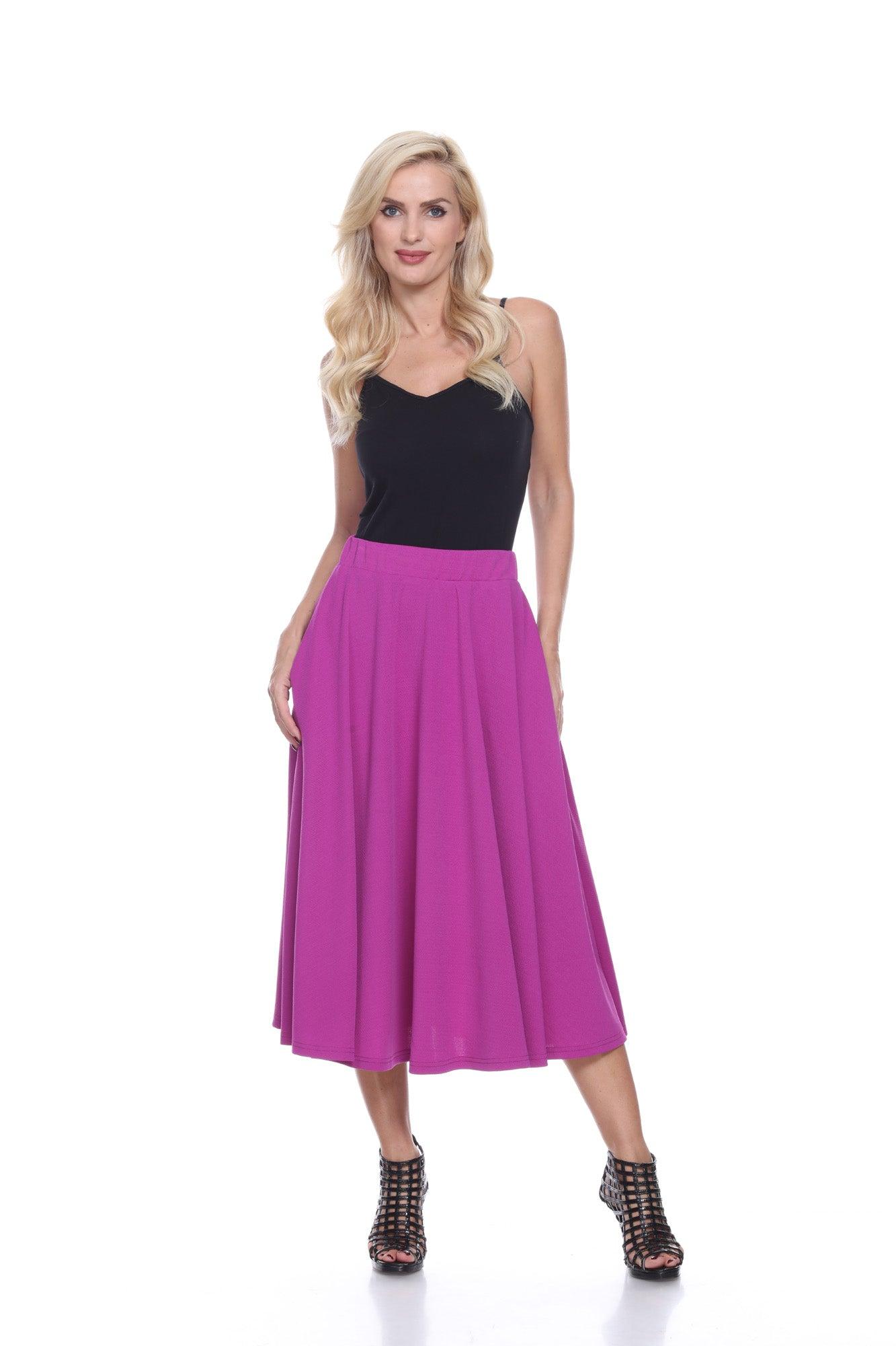 Tasmin Flare Midi Skirts Product Image