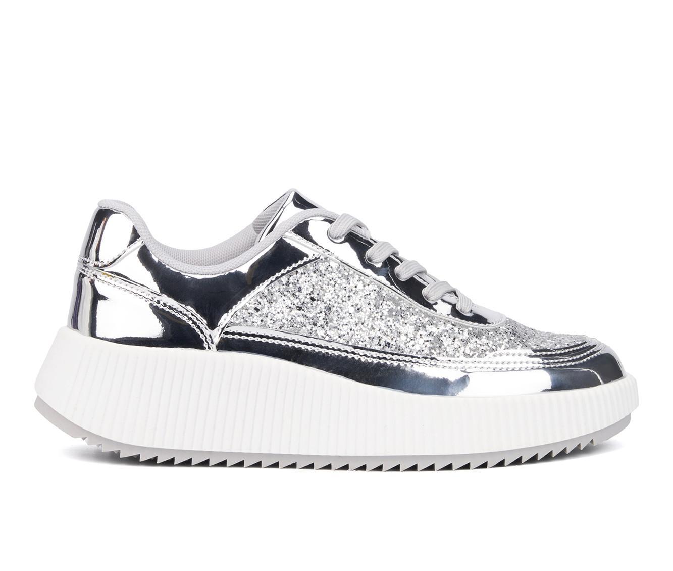 Women's New York and Company Tana Wedge Platform Sneakers Product Image