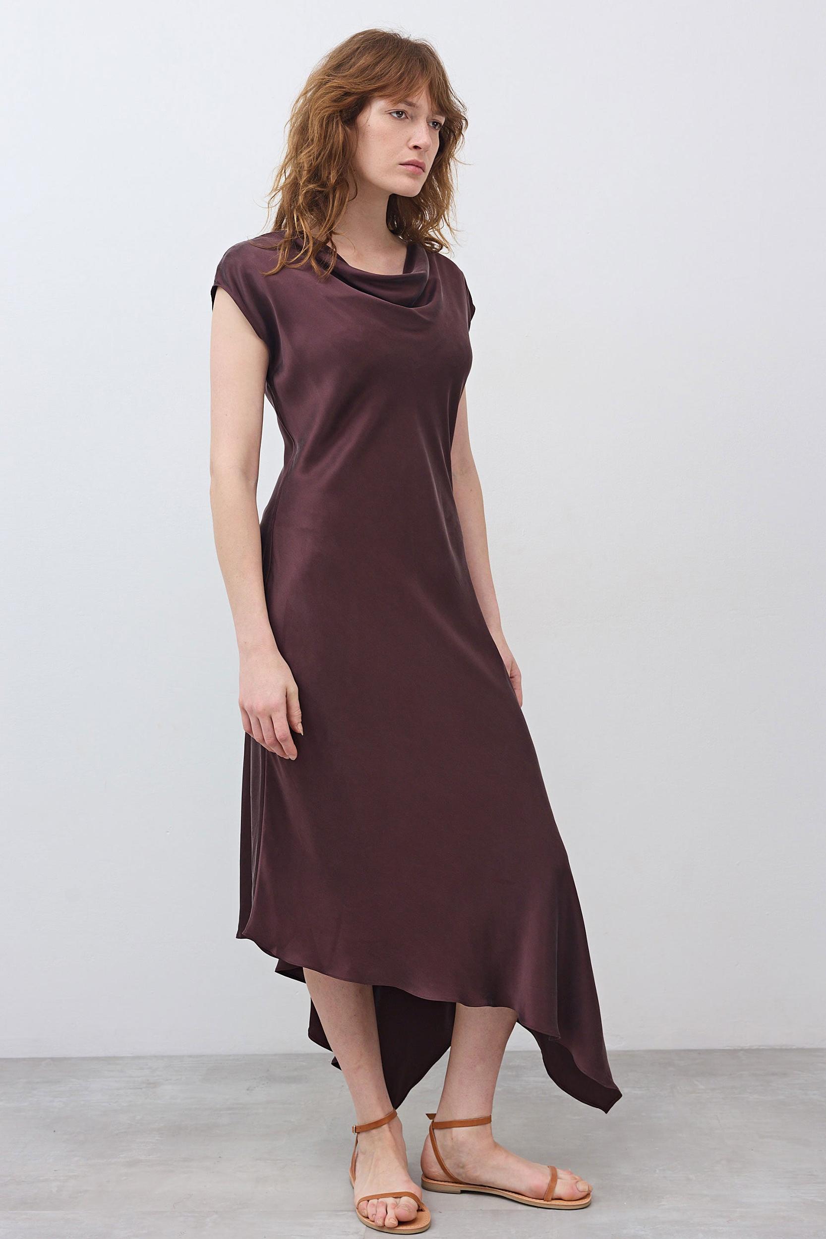 Cut on Bias Silk Dress Product Image