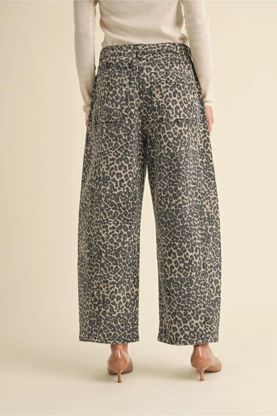 Leopard Print Pants Product Image