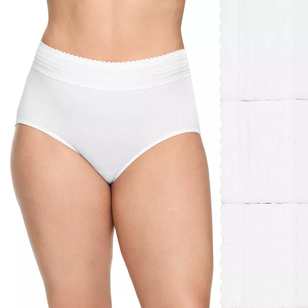 Warners No Pinching No Problems® 3-Pack Dig-Free High-Waist Brief RS2093P, Women's,  Product Image