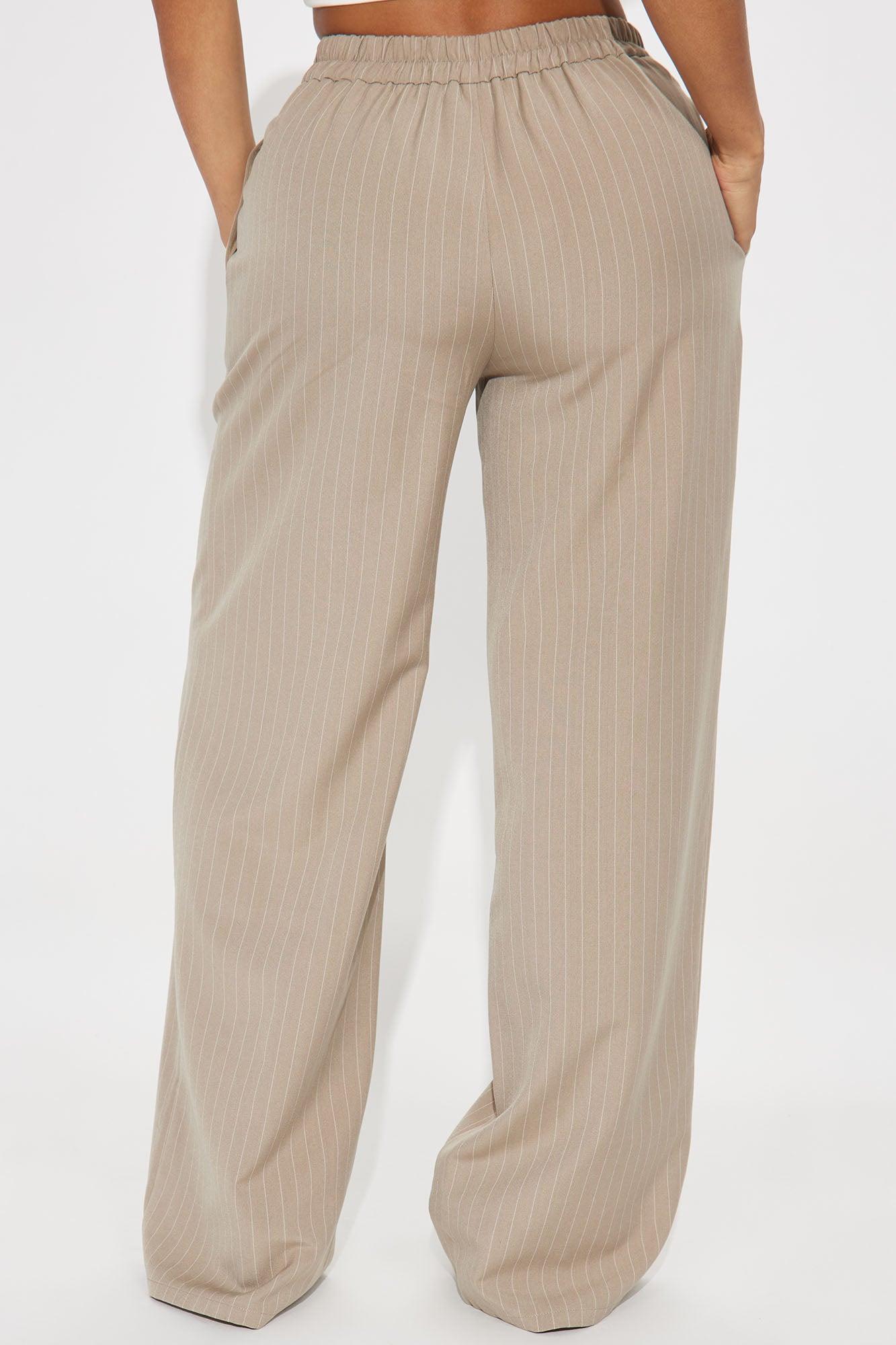 Perfect Synergy Pinstripe Trouser - Grey Product Image