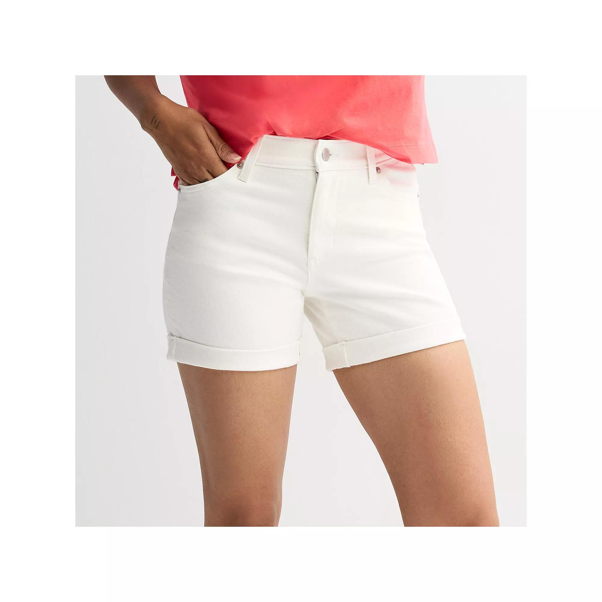 Women's Sonoma Goods For Life® Mid Rise Roll Cuff Shorts,  Product Image