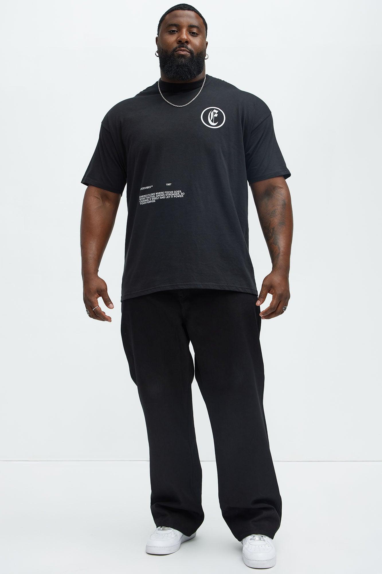 Vibes On Lock Short Sleeve Tee - Black Product Image
