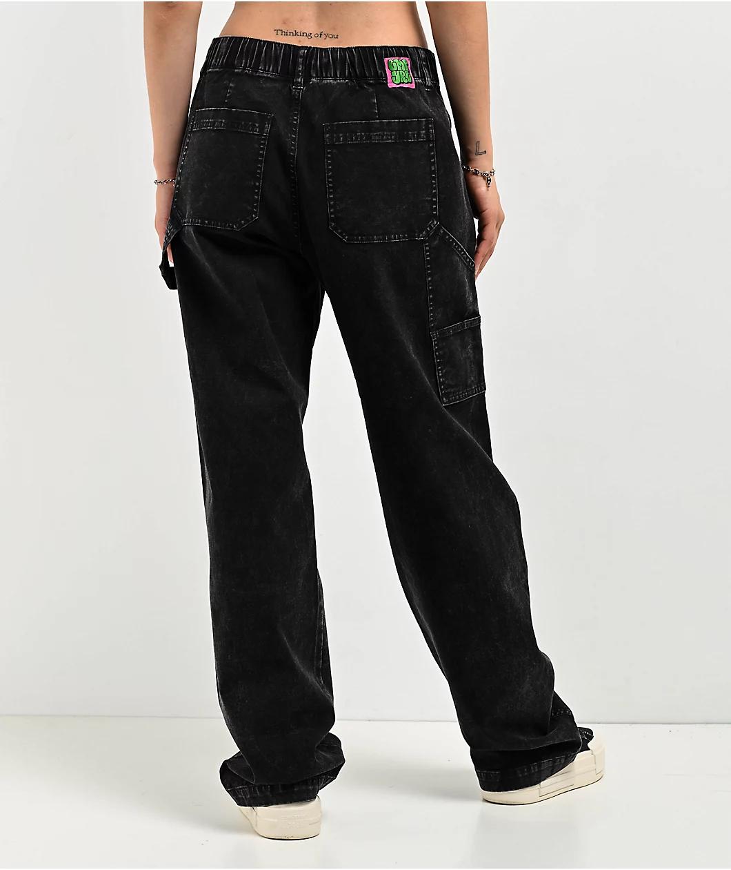 Empyre Brooke Mineral Wash Black Carpenter Jeans Product Image