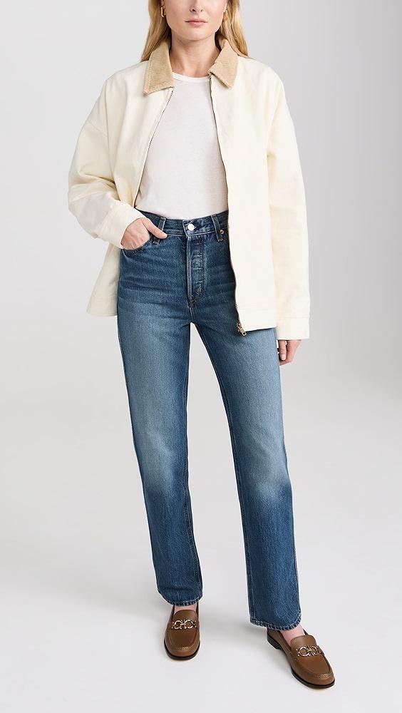Alex Mill The Carla High Rise Straight Jeans | Shopbop Product Image