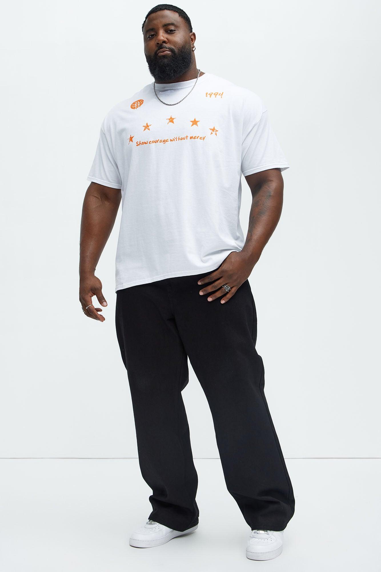 Show Courage Short Sleeve Tee - White Product Image