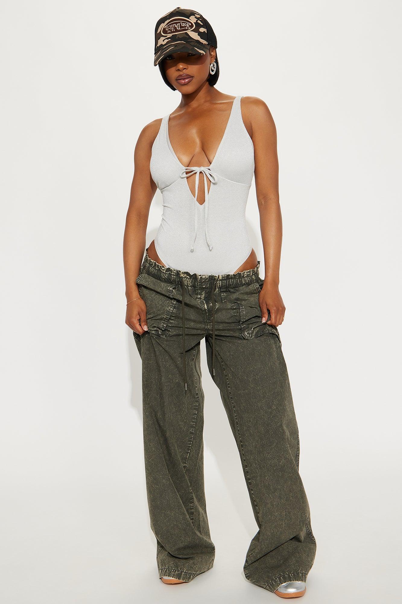 Saltwater Therapy Waffle Texture Cutout 1 Piece Swimsuit - Ivory Product Image