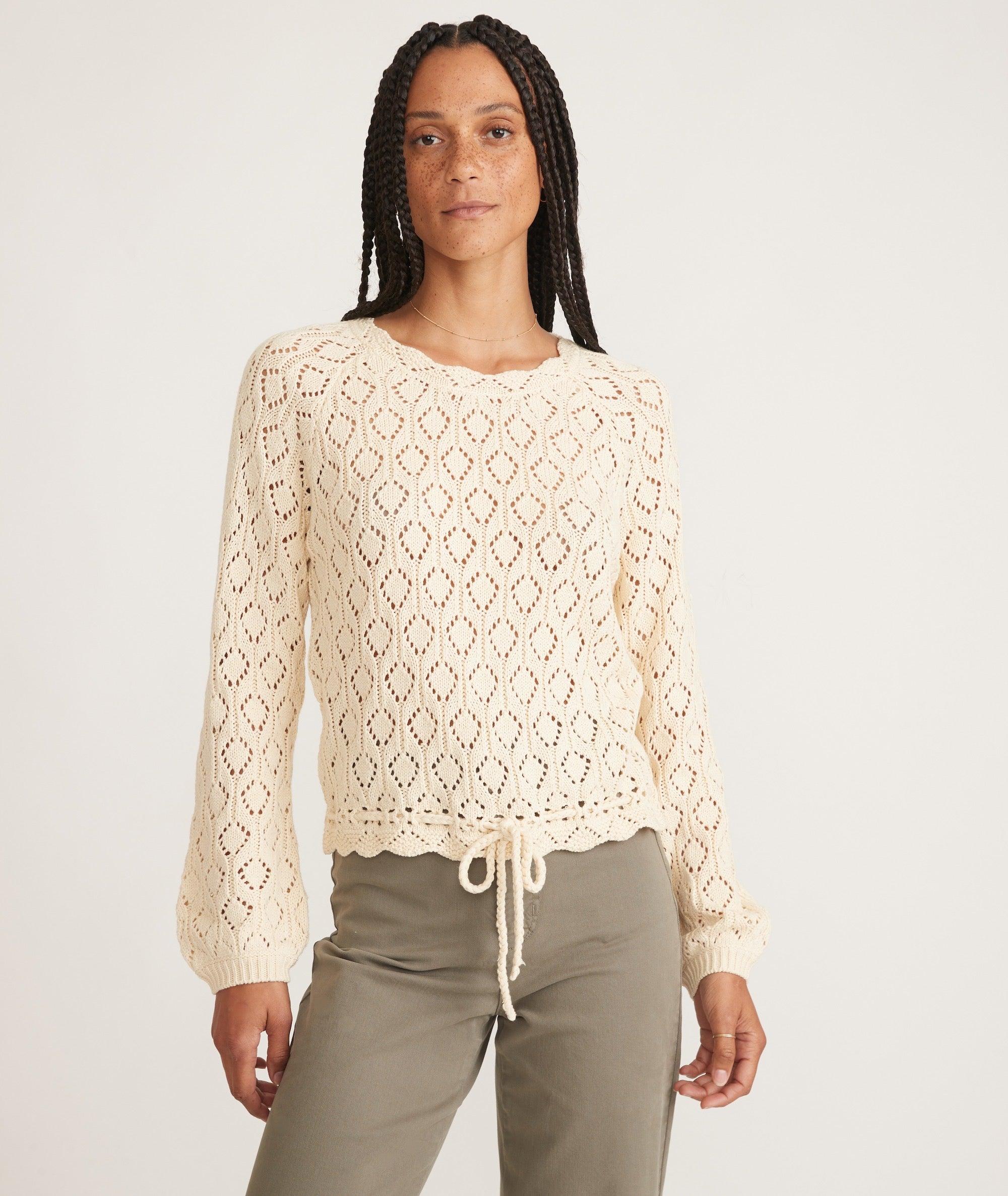Manzanita Crochet Fringe Sweater Product Image